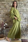 Santos Cushion Cotton Heathcliff Blouse Olive